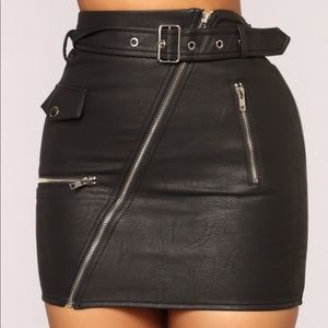 She’s a rider Moto skirt from fashion nova